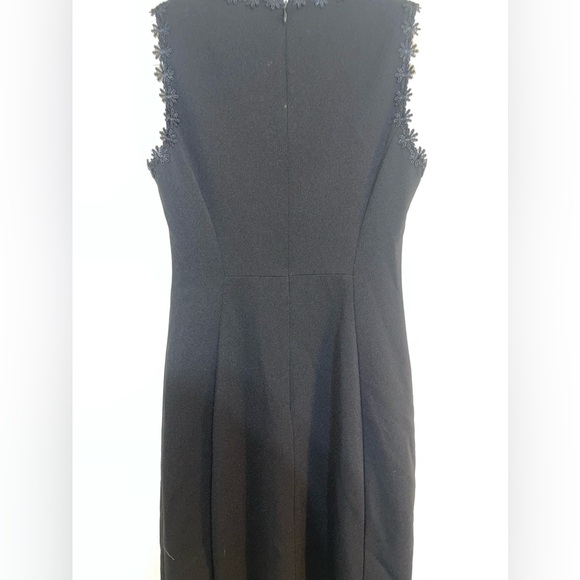 Calvin Klein Cocktail Dress with Floral Trim - Picture 2 of 5